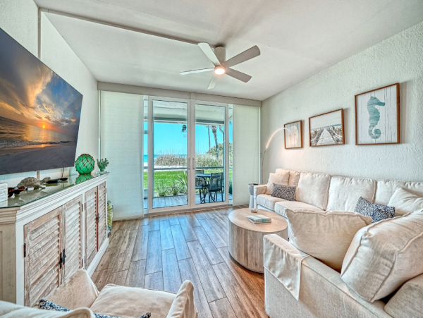 Gulf-Front Townhome with Direct Beach Access in Longboat Key